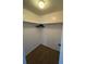 Functional closet with hanging rod, overhead light, and laminate flooring at 103 Bougainvillea Dr, Leesburg, FL 34748