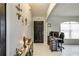 Welcoming entryway featuring stylish decor, a console table, and modern finishes at 402 Bramble Way, Minneola, FL 34715