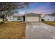 Charming single-story home with a two-car garage and well-manicured front yard at 402 Bramble Way, Minneola, FL 34715