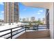 View from the balcony of the surrounding community and cityscape at 1 Oceans West Blvd # 3B4, Daytona Beach, FL 32118