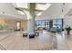 A spacious and decorated lobby area at 1 Oceans West Blvd # 3B4, Daytona Beach, FL 32118