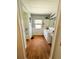 Clean and functional bathroom with vanity, mirror, and walk-in shower at 114 Caladium St, Leesburg, FL 34748