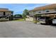 Well-kept parking area with designated parking spots for residents and guests at 1640 Juno Trl # 101A, Astor, FL 32102