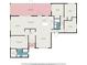 Layout of the home's floor plan showcasing the arrangement of rooms at 1928 South Blvd, Maitland, FL 32751