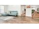 Comfortable living room with a modern sofa and stylish flooring at 1928 South Blvd, Maitland, FL 32751