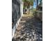 The side yard is fenced with gate and provides access around the house and yard at 2336 Nansen Ave, Orlando, FL 32817
