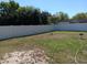 Large fenced backyard providing privacy and space for outdoor activities and landscaping at 6832 Oswego Dr, Mount Dora, FL 32757