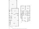 Home floor plan showing layout of rooms for both first and second floors at 9790 Amber Chestnut Way, Winter Garden, FL 34787