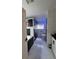 Stylish bathroom featuring a glass-enclosed shower, tub, and sleek fixtures at 4814 Myrtle View N Dr, Mulberry, FL 33860