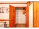 Spacious pantry with wire shelving and wood trim, adding both functionality and visual appeal at 727 Se 12Th St, Ocala, FL 34471