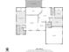 A floor plan showcases the layout of the home, including the primary bedroom, living room, and kitchen at 10441 Sw 54Th Ct, Ocala, FL 34476