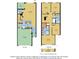 Detailed floor plan showcasing the layout of the home at 1258 Wispy Cypress Drive Dr, Kissimmee, FL 34746
