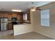 Eat-in kitchen features modern appliances, lots of cabinets, and natural light at 1810 Centennial Ave, St Cloud, FL 34769