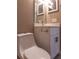 Bathroom featuring a modern vanity with contemporary fixtures and a toilet at 3426 Somerset Ave, Deltona, FL 32738