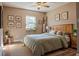 Cozy bedroom with a comfortable bed, natural light, and minimalist decor at 3426 Somerset Ave, Deltona, FL 32738