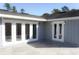 Open patio area featuring multiple glass doors and wall mounted lighting, creating an ideal space at 3426 Somerset Ave, Deltona, FL 32738