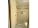 Glass enclosed shower with tile accents at 3475 Flossmoor Ave # 103, Orlando, FL 32822