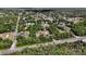An aerial photograph shows the neighborhood surrounding the property, complete with many mature trees at 5155 Holopaw Rd, St Cloud, FL 34773