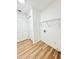 Laundry room features new floors, washer hookup and space for storage and organization at 5704 Sw 108Th St, Ocala, FL 34476