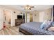 Bedroom with a view into the bathroom, closet, and hallway at 709 Crystal Bay Ln, Orlando, FL 32828