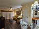 Inviting living room with comfortable seating, a ceiling fan, and tasteful decor for a relaxing atmosphere at 12527 Floridays Resort Dr # 406-E, Orlando, FL 32821
