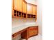 Office space with custom wood cabinets, drawers, and countertop workspace at 12765 Se 143Rd Ave, Ocklawaha, FL 32179