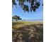 Beautiful water view from the backyard, with a thatched-roof gazebo and well-manicured lawn at 12765 Se 143Rd Ave, Ocklawaha, FL 32179