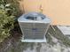 Home exterior featuring newer HVAC unit at 6608 Madeira Ave, Lakeland, FL 33811