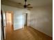 Bedroom with closet and hardwood floors at 6616 Shepherd Oaks St, Lakeland, FL 33811