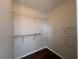 A well-organized closet with a hardwood floor and wire shelving at 7320 Westpointe Blvd # 531, Orlando, FL 32835
