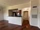 Open kitchen with modern stainless steel appliances and granite countertops at 7320 Westpointe Blvd # 531, Orlando, FL 32835