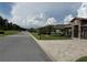 Wide street view showcasing the homes and landscaping within the residential community at 3059 Sanctuary Cir, Lakeland, FL 33803