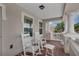 Charming porch with rocking chairs and views of the surrounding landscape at 3869 Shoreside Dr, Kissimmee, FL 34746
