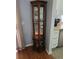 Dining room highlighting a wood display cabinet at 527 San Pedro Dr, The Villages, FL 32159