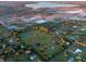 Aerial view of 14.52 acres with a pond and nearby lake at 4775 Hunting Lodge Dr, Saint Cloud, FL 34772