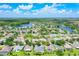 Aerial view of houses and lakes in a upscale residential community at 235 Anastasia Dr, Poinciana, FL 34759