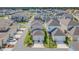 Aerial view showcasing home's location in a residential community at 7401 Levee Ln, Celebration, FL 34747