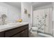 Bathroom with a toilet, sink, and shower curtain at 1330 Blazing Star Ln, Davenport, FL 33837