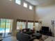 A bright living room with a view of the pool and the expansive green landscape at 1387 Lexington Ave, Davenport, FL 33837