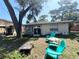 Cozy backyard featuring chairs and tree, perfect for outdoor entertaining at 1536 Espanola Ave, Holly Hill, FL 32117
