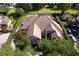 Housetop view of large home with tile roof at 9210 Southern Breeze Dr, Orlando, FL 32836