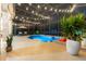 Tranquil pool and spa area at night at 9210 Southern Breeze Dr, Orlando, FL 32836