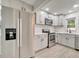 Modern kitchen with stainless steel appliances at 4401 Marshall St, Orlando, FL 32811