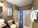 Bathroom with shower/tub combo and shark theme at 3189 Yellow Lantana Ln, Kissimmee, FL 34747