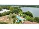 Aerial view of resort-style community pool at 1100 Lake Shadow Cir # 2101, Maitland, FL 32751