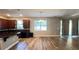 Kitchen with dark wood cabinets and granite countertops at 14642 Yellow Butterfly Rd, Windermere, FL 34786