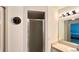 Bathroom with shower stall and vanity at 325 Ashley Loop, Davenport, FL 33837