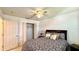 Bedroom with double bed and ceiling fan at 325 Ashley Loop, Davenport, FL 33837