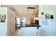 Kitchen features a breakfast bar and modern pendant lighting at 325 Ashley Loop, Davenport, FL 33837