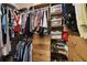 Large walk-in closet with ample shelving and hanging space at 154 Rancho Mirage Dr, Kissimmee, FL 34759